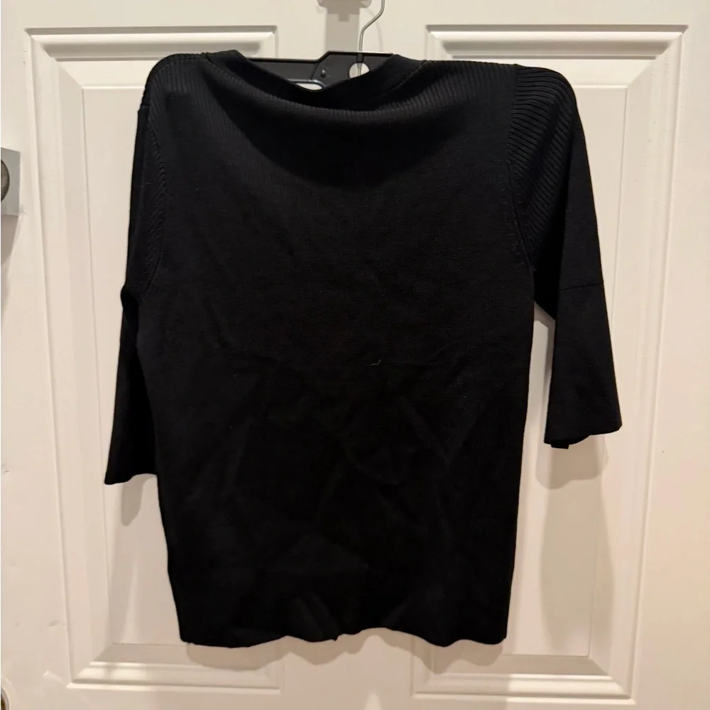 L'AGENCE Carrie Short Sleeve Cardigan - Picture 5 of 8